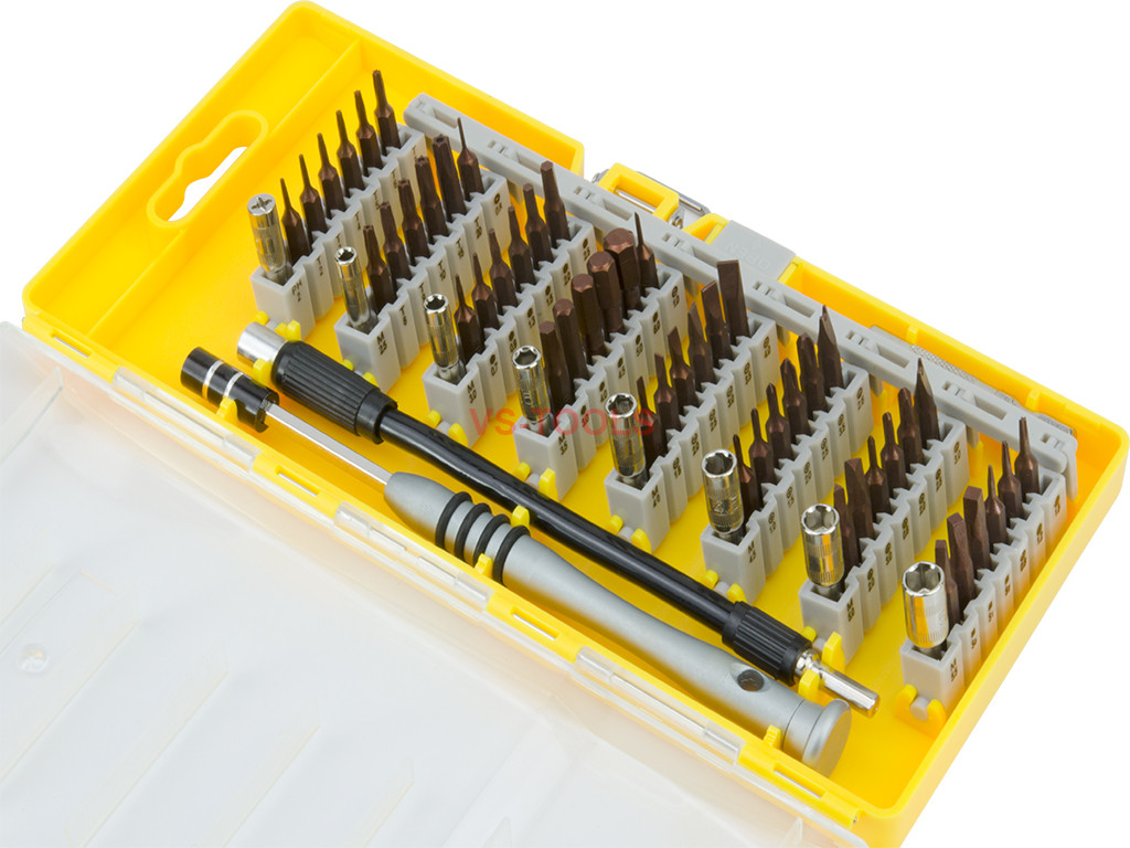 60pcs Pentalobe Tripoint Phillips Flat Torx Hex Robertson